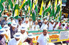 keral-farmers-Rally