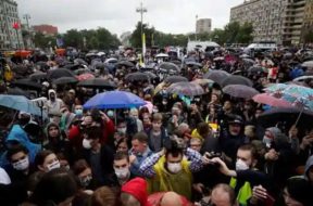 Russia-protest